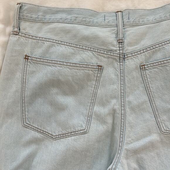 Madewell The Slouchy Boyjean Light Wrightlane Wash Ripped Edition Boyfriend 32 - Picture 12 of 16